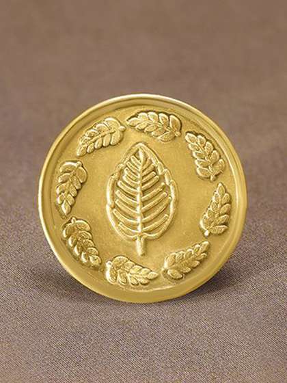 Mia by Tanishq 24KT
                        Gold Tulsi Leaf Coin - 1 gm