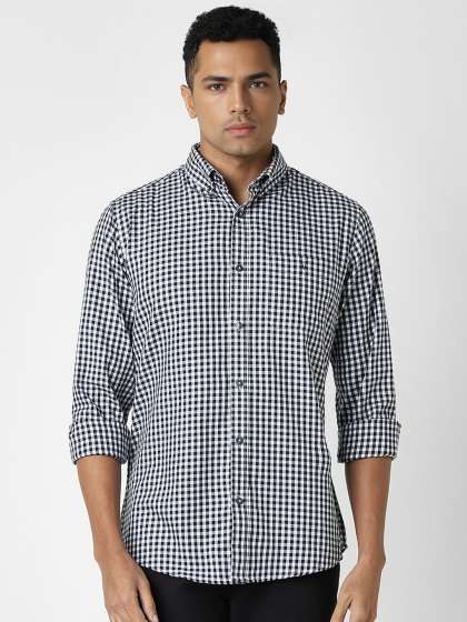 Van heusen sport men's checkered casual shirt on sale