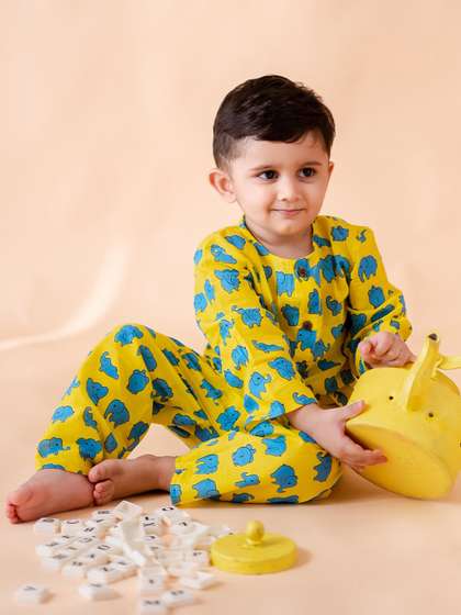 Klingaru Unisex Kids
                    Printed Nightdress