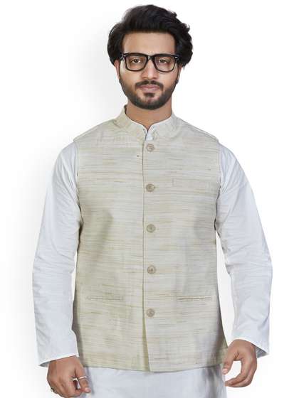 Authentics Woven Design Nehru Jackets
