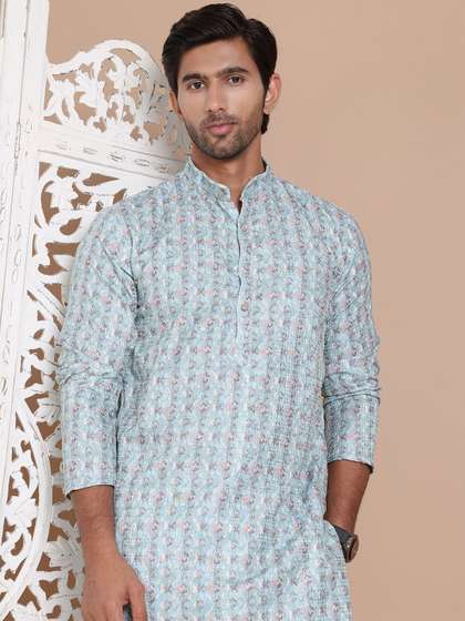Anouk Men Geometric Printed Kurta