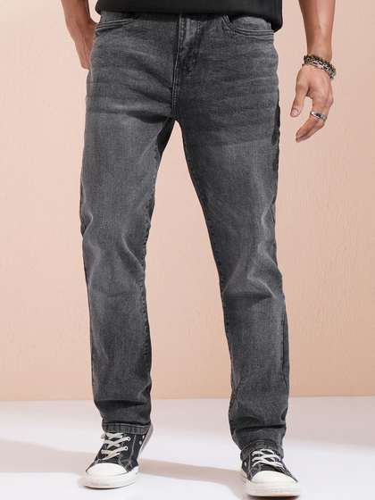 HIGHLANDER Men
                      Straight Fit Light Fade Stretchable Jeans