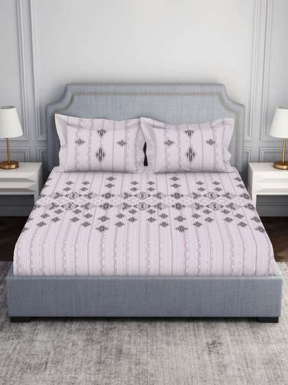 Price History of SPACES Grey Ethnic Motifs Cotton Breathable 144