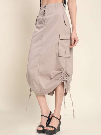 Bene Kleed Midi Parachute Skirts