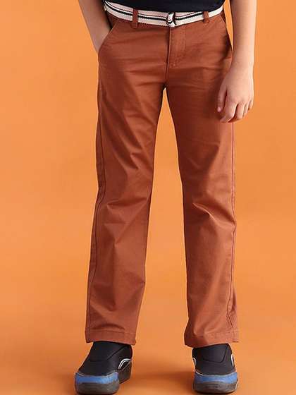 U.S. Polo Assn. Kids
                    Boys Solid Cotton Urban Slim Regular Fit Trouser