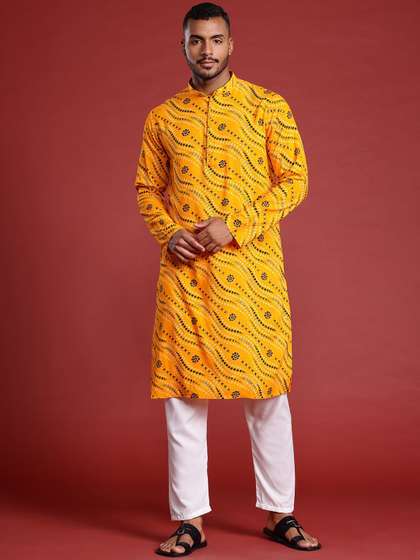 MANQ Pure Cotton Straight Kurta