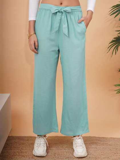NUEVOSDAMAS Women Knitted Palazzos