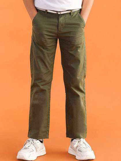 U.S. Polo Assn. Kids
                    Boys Urban Solid Slim Fit Trousers