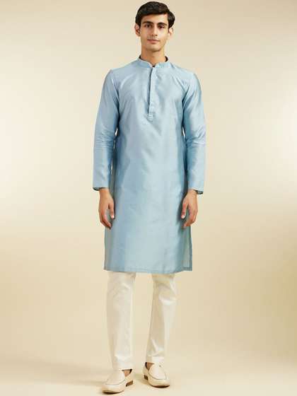 Diwas by Manyavar Woven Design Straight Kurta