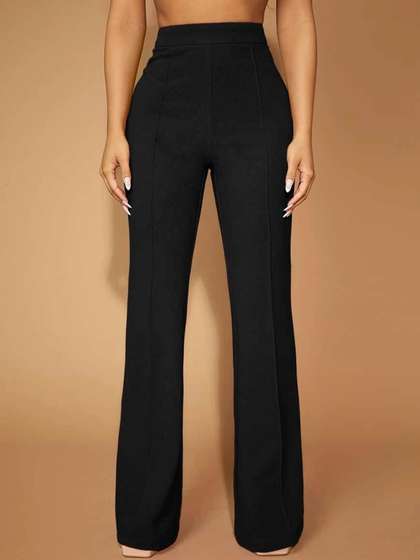 Stylecast X Slyck
                        Solid Comfort Easy Wash Regular Fit Trouser