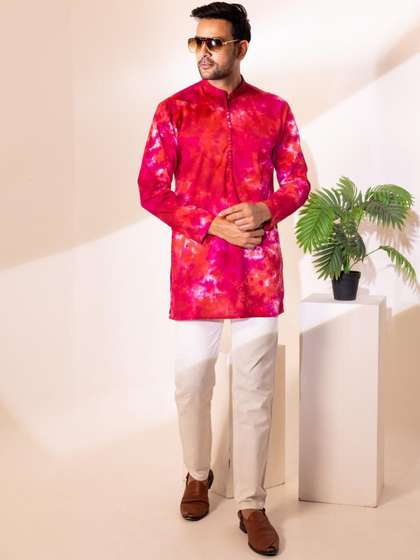 INAAYA JAIPUR Dyed Cotton Straight Kurta