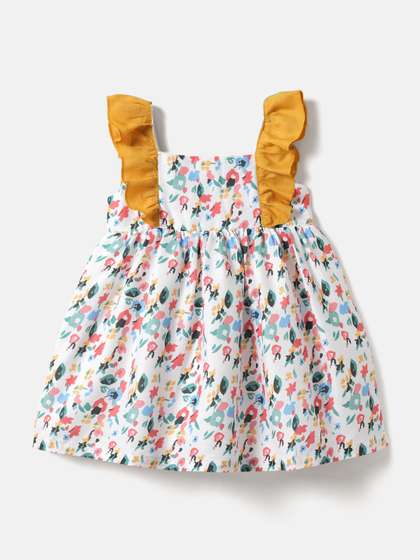 Nautinati Girls' Ditsy
                    Floral Dress
