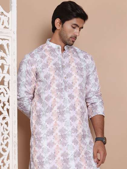 Anouk Men Floral Printed Kurta