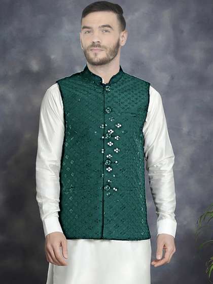 SG LEMAN Embroidered Nehru Jacket