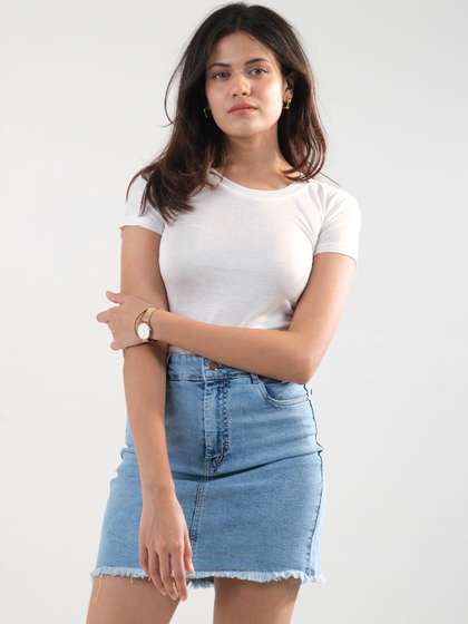 FILLY Women Fringed A-Line Skirts