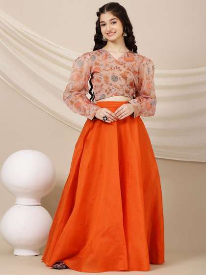 Inddus Girls Lehenga
                    Choli