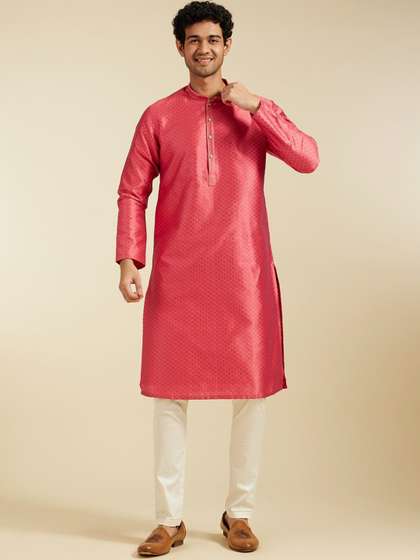Diwas by Manyavar Embroidered Straight Kurta