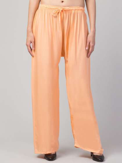 FAMBEE Women Flared Palazzos