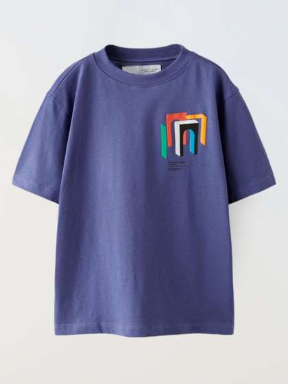 Alan Jones Boys Graphic Printed Round Neck Cotton Relaxed Fit T-shirt