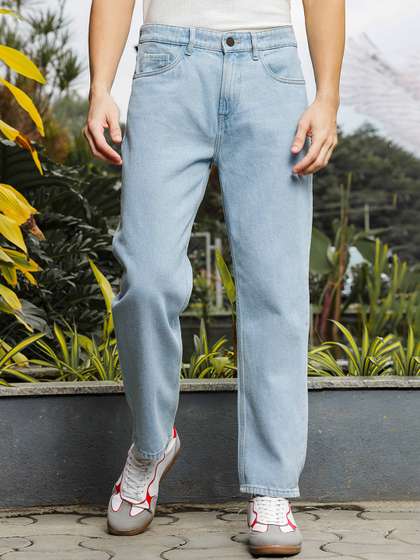 Mast & Harbour
                          Men Comfort Relaxed Fit Mid-Rise Cotton Jeans