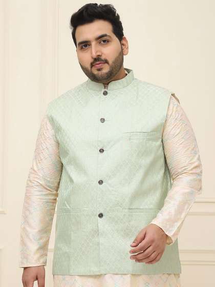 SOJANYA PLUS Men Printed Nehru Jacket