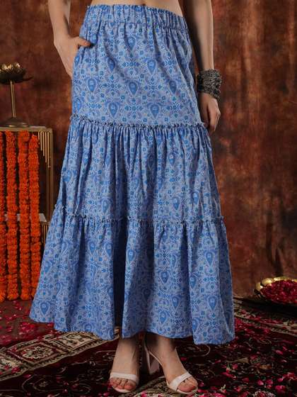 NEUDIS Layered Maxi Skirts