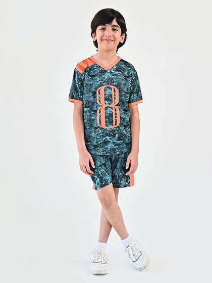 UMILDO Boys Graphic Printed Round Neck T-Shirt