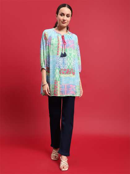 Shree Women Abstract Printed Tunic