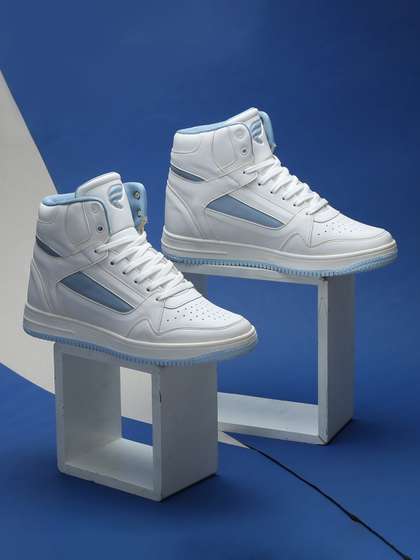 Field Care Men
                          Colourblocked Lace-Up High-Top Sneakers