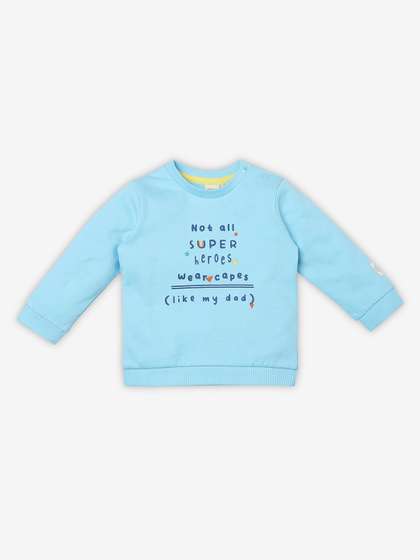 Ed-a-Mamma Baby Unisex
                    Kids Typography Printed Round Neck Cotton Pullover
                    Sweatshirt