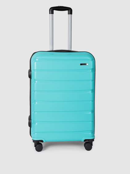 Teakwood Leathers
                          India 360 Degree Rotation Hard-Sided
                          Medium-Sized Trolley Bag 57L