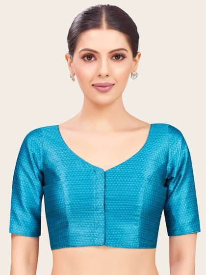 Studio Shringaar Woven Design Saree Blouse