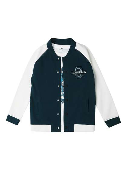 CAVIO Boys
                      Colourblocked Lightweight Jacket & T-Shirt