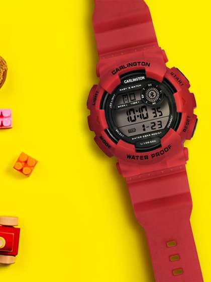 CARLINGTON Kids Printed
                    Dial & Straps Digital Multi Function Watch
                    Junior 9121 Red