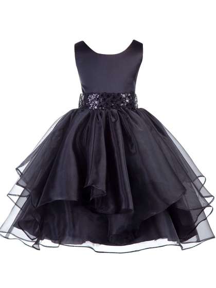 Wish little Girls
                      Solid Fit and Flare Maxi Dress