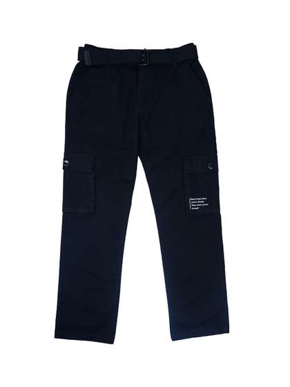 CAVIO Boys Comfort
                    Cotton Cargos Trousers