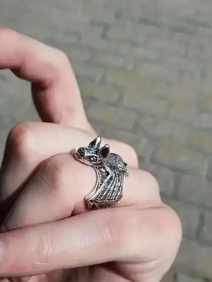 SALTY Spooky Bat
                      Adjustable Finger Ring