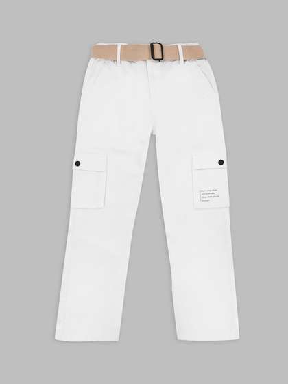 CAVIO Boys Comfort
                      Cotton Cargos Trousers