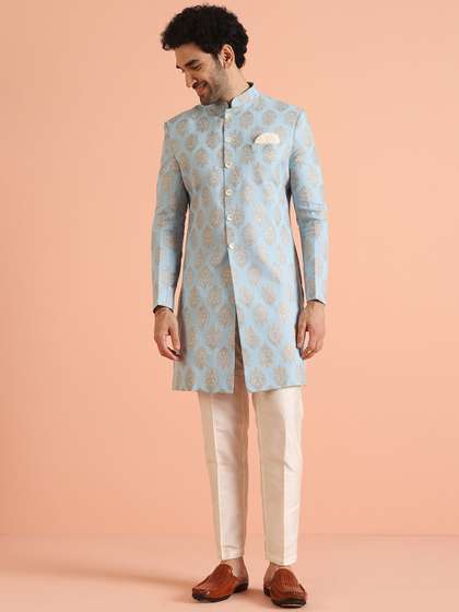 KISAH Printed
                          Indowestern Sherwani Set