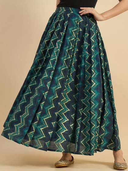 Azira Women Printed Maxi Skirts