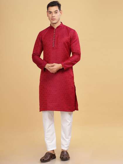 Anouk Men Geometric Kurta