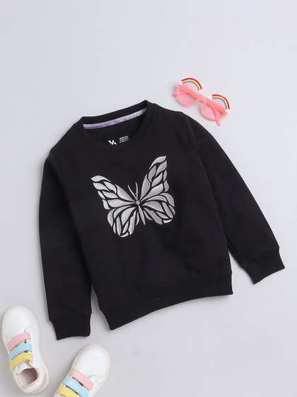 Yellow Apple Girls
                    Graphic Printed Woollen Pullover
