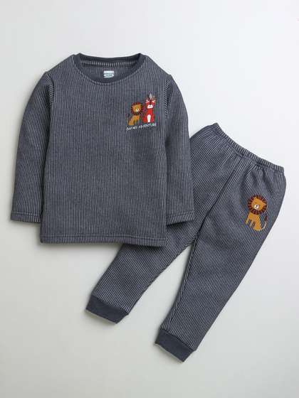 BUMZEE Infant Boys
                    Printed Cotton Thermal Set