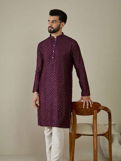 Anouk Men Ethnic Motifs Embellished Kurta