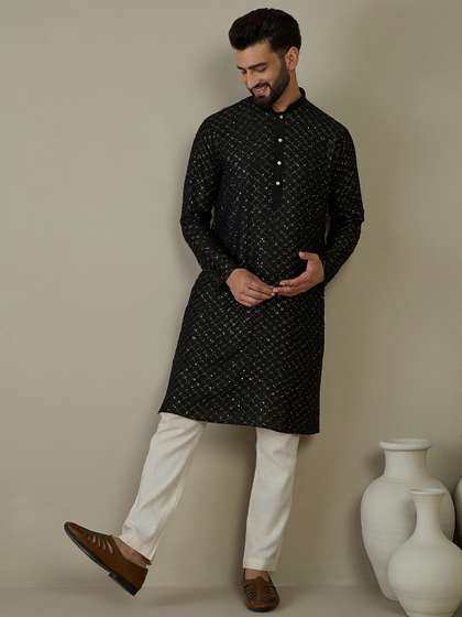 Anouk Men Ethnic Motifs Embellished Kurta