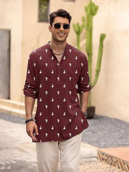 Anouk Men Embroidered Kurta