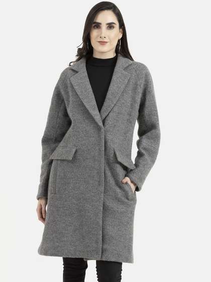 Price History of Owncraft Double Breasted Wool Coats from Myntra