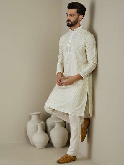 Anouk Men Ethnic Motifs Embellished Kurta