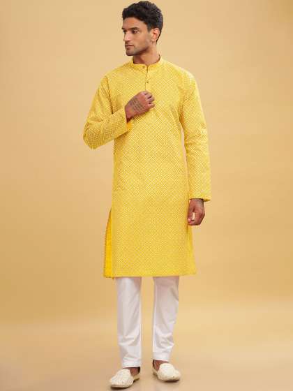 Anouk Men Printed Ethnic Long Kurta