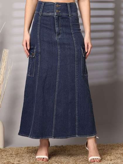 plusS Maxi-Length
                        A-Line Skirts